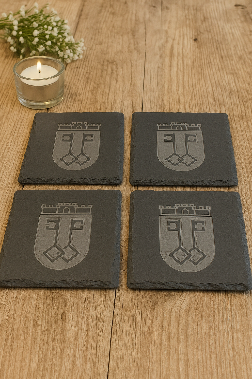 Untersetzer Schiefer "Wittlicher Wappen"