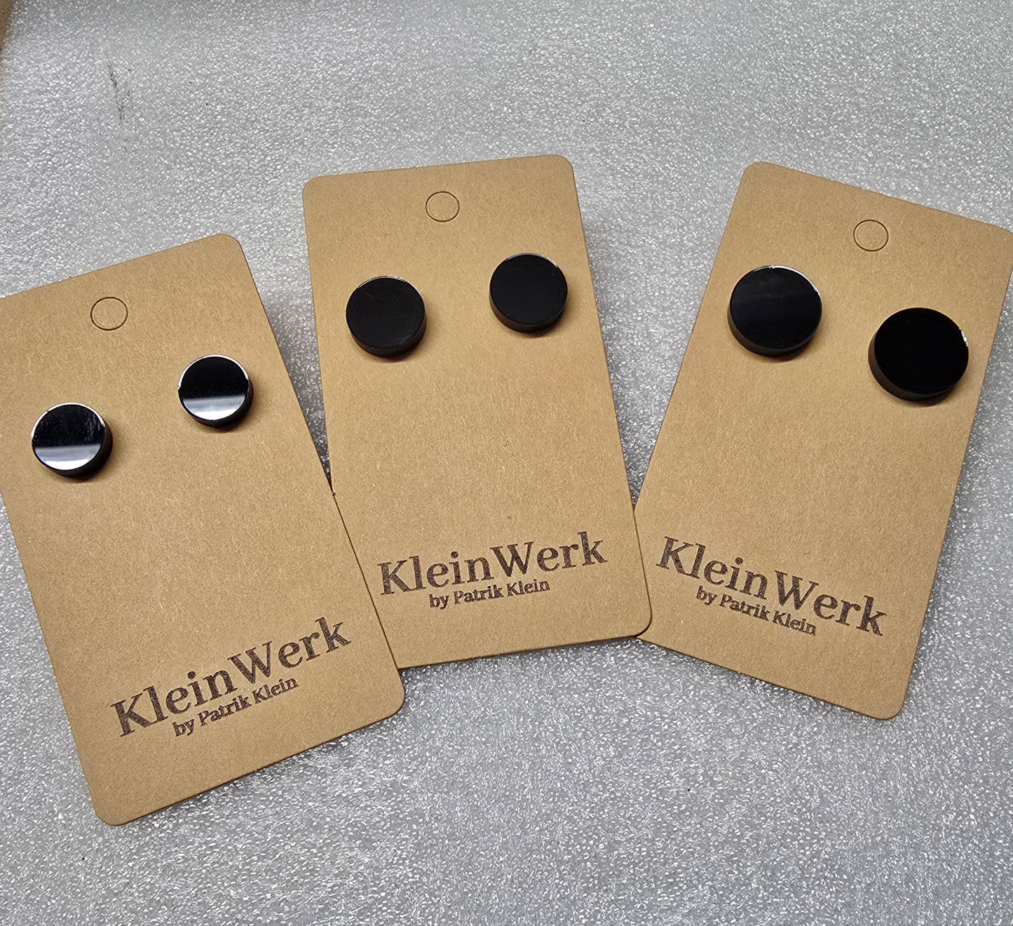 Ohrstecker aus Acryl – Rund, Stern oder Herz – handgefertigt, modern & leicht
